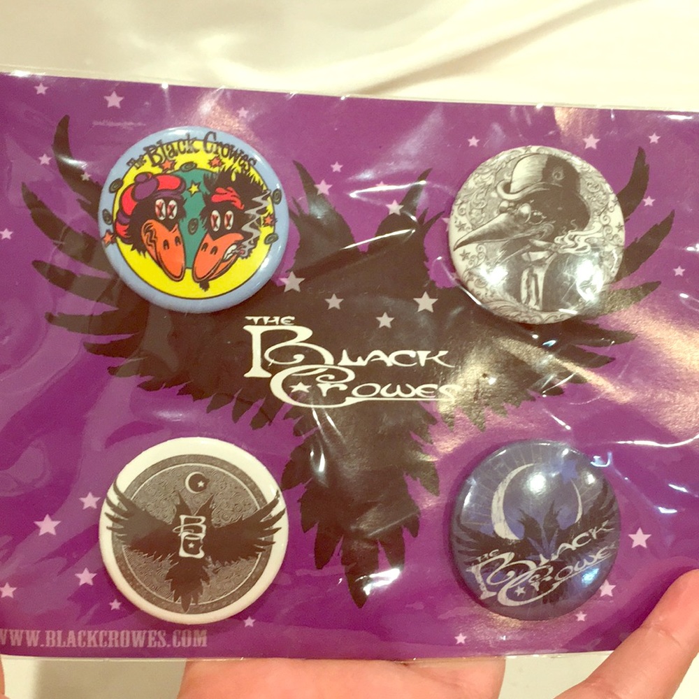 Black Crowes Band Button Pins